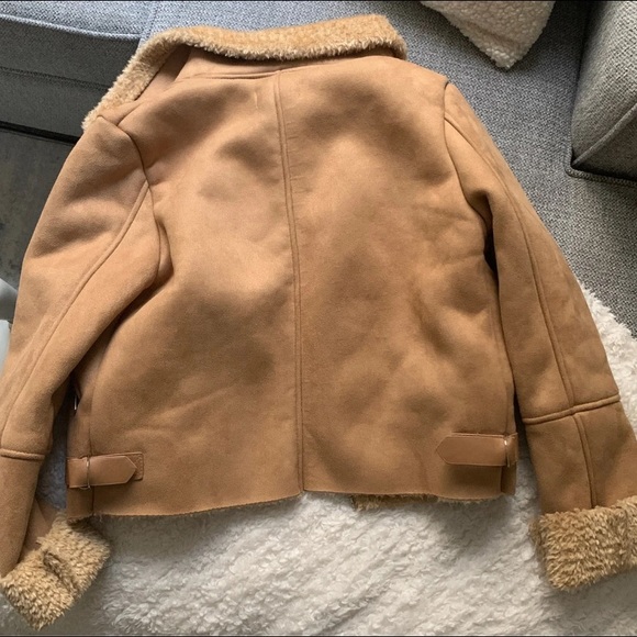 NWT LF Moto Faux Shearling Jacket - Picture 3 of 6